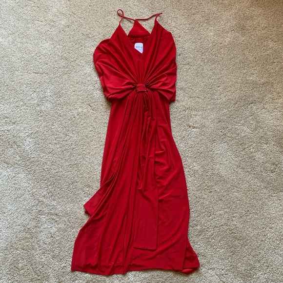 Misa Los Angeles Dresses & Skirts - Red MISA Los Angeles Midi Dress